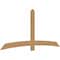 Ekena Millwork Bellingham Timber Gable Bracket, Western Red Cedar, 96"W x 44"H x 1 1/2"D x 5 1/2"F, 11/12 Pitch GBW096X44X0206BEL00SWR - alternate 2
